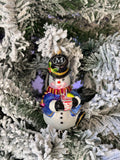 NEW - 2025 Mambo Taxi Snowman Ornament